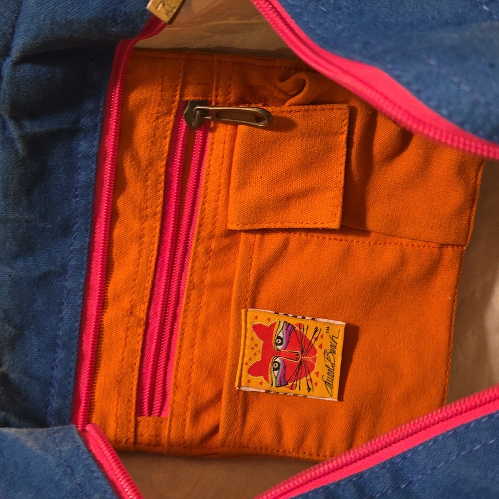Colorful Artistic Lauren Burch Tote Bag - Picture 3 of 6